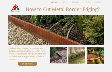 corten steel edging